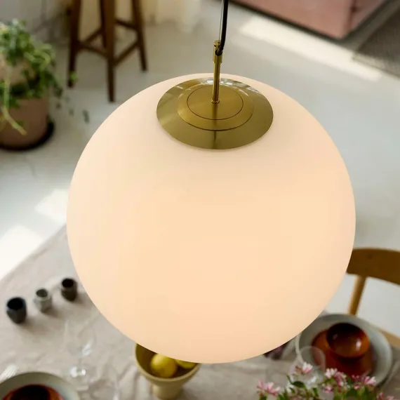 NORA CAFE PENDEL Ø50 OPAL/MESSING