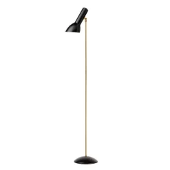 OBLIQUE GULVLAMPE MESSING SORT