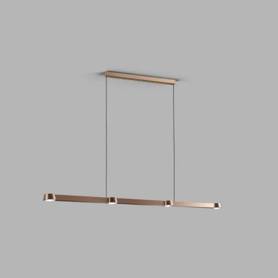Optic Langbord L150 Rosa Guld LED - Pendel
