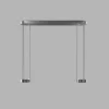 Orbit Langbordspendel 2 Ø15 Titanium LED