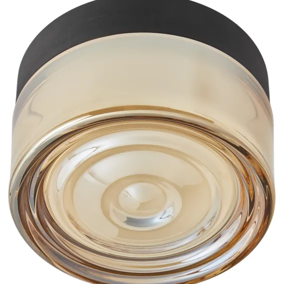OTTO WAVE VÆG/LOFTSLAMPE AMBER