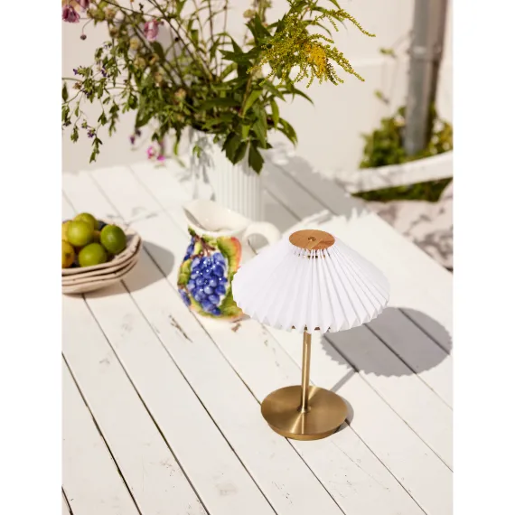 PARIS TO GO BORDLAMPE HVID/ANTIK PORTABLE