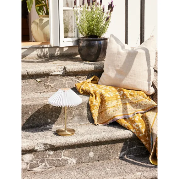 PARIS TO GO BORDLAMPE HVID/ANTIK PORTABLE