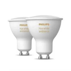 Philips Hue White Ambiance GU10 - 2-pak smart spots (2200–6500 K)