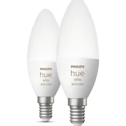 Philips Hue White and Colour Ambiance - E14 Kerter 2-pak