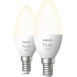 PHILIPS HUE WHITE KERTE E14 2PAK 929003021102