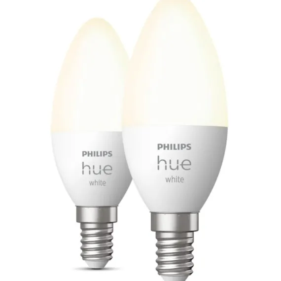 PHILIPS HUE WHITE KERTE E14 2PAK 929003021102