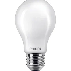 PHILIPS LED E27 8.5W GLAS CLASSIC FROSTED - Lyskilde