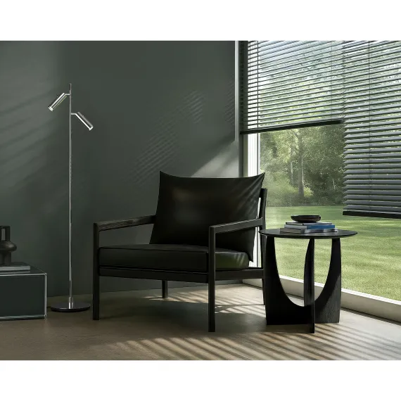 PIPELINE GULVLAMPE DOBBELT KROM
