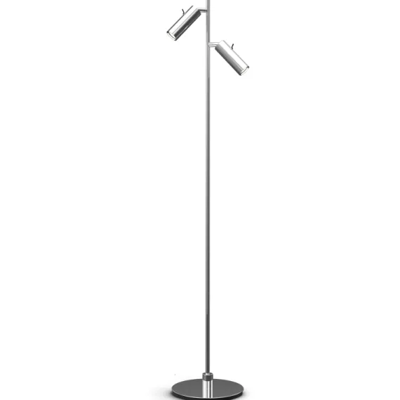 PIPELINE GULVLAMPE DOBBELT KROM