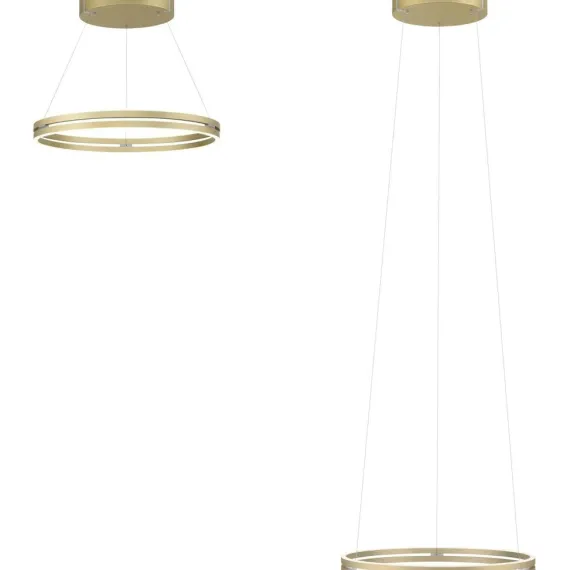 PURE E-LOOP PENDEL MED MOTOR HEJS Ø70 MAT MESSING LED