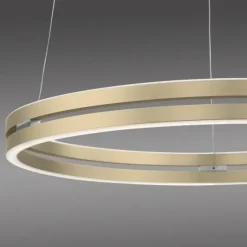 PURE E-LOOP PENDEL MED MOTOR HEJS Ø70 MAT MESSING LED