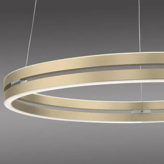 PURE E-LOOP PENDEL MED MOTOR HEJS Ø70 MAT MESSING LED