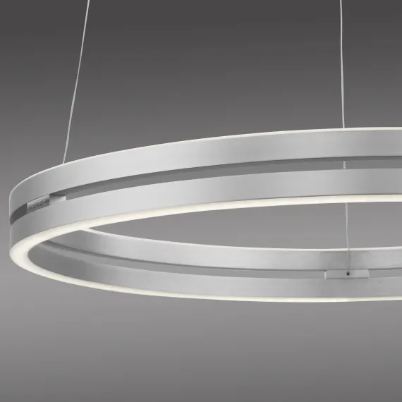 PURE E-LOOP PENDEL MED MOTOR HEJS BØRSTET ALUMINIUM LED