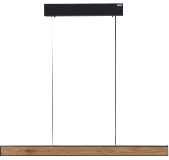 PURE E-MOTION LANGBORDSPENDEL MED MOTOR HEJS NATUR TRÆ/ SORT LED