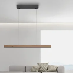 PURE E-MOTION LANGBORDSPENDEL MED MOTOR HEJS NATUR TRÆ/ SORT LED