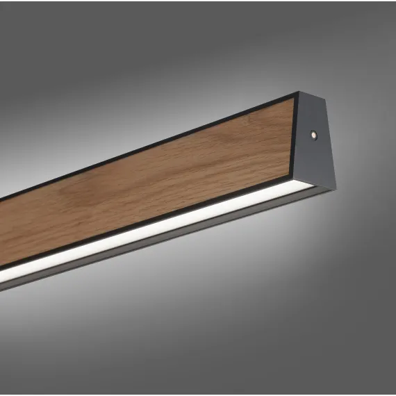 PURE E-MOTION LANGBORDSPENDEL MED MOTOR HEJS NATUR TRÆ/ SORT LED