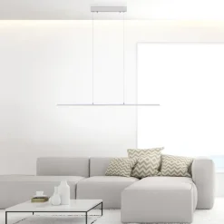 PURE-LITE LANGBORDSPENDEL 100 CM BØRSTET ALUMINIUM LED