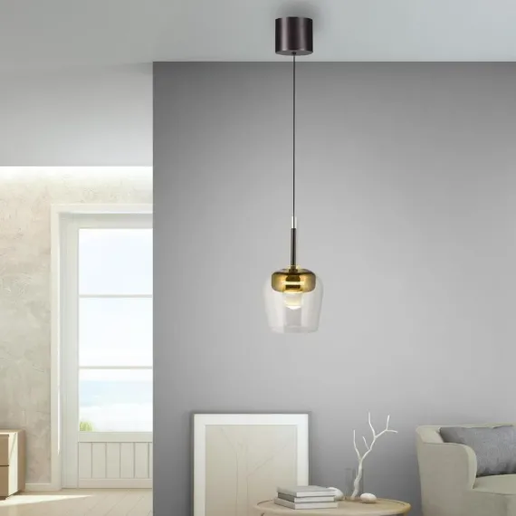 Q-CON GLASPENDEL Ø21 MED COMFORT HEJS GULD