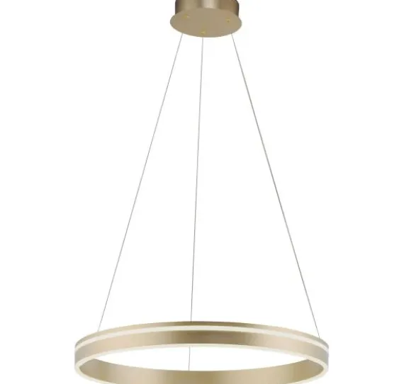 Q-VITO RUND PENDEL Ø60 MAT MESSING LED