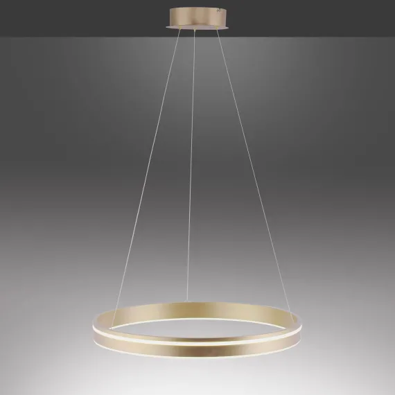 Q-VITO RUND PENDEL Ø60 MAT MESSING LED