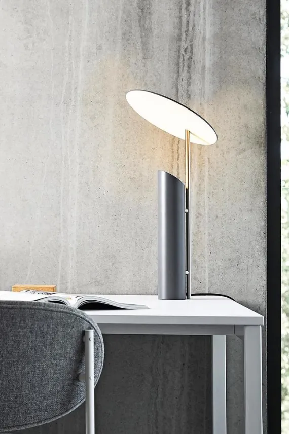 Reflect Bordlampe - Grå - Ikonisk design af Verner Panton
