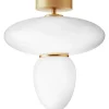 RIZZATTO 42 LOFTSLAMPE SATIN MESSING/OPAL