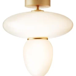 RIZZATTO 42 LOFTSLAMPE SATIN MESSING/OPAL