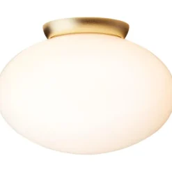 RIZZATTO 301 LOFTSLAMPE SATIN MESSING/OPAL