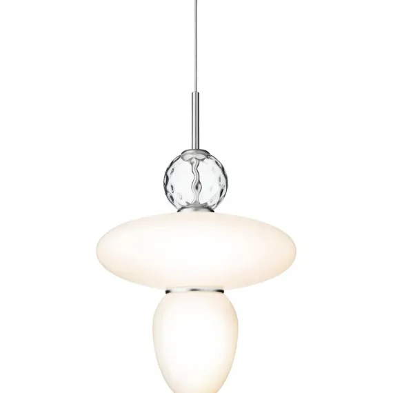 RIZZATTO 43 PENDEL SATINSØLV/OPAL
