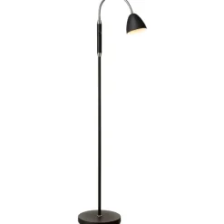 ROOM GULVLAMPE 1 ARM SORT KROM