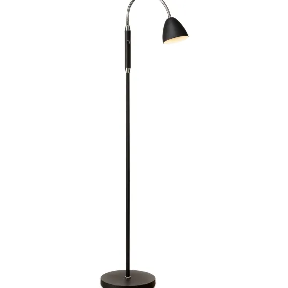 ROOM GULVLAMPE 1 ARM SORT KROM