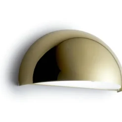 Rørhat Væglampe E14 Blank Messing