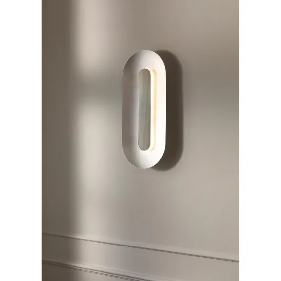 SASI LARGE VÆGLAMPE SØLV LED