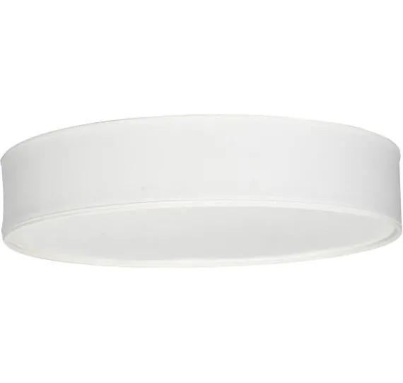 Soft Plafond Ø44 - Loftlampe - Hvid Linned - Svensk håndværk med blødt lys