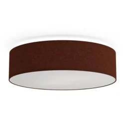 Soft Plafond Ø44 - Loftlampe - Rustrød Uld, 2×E27