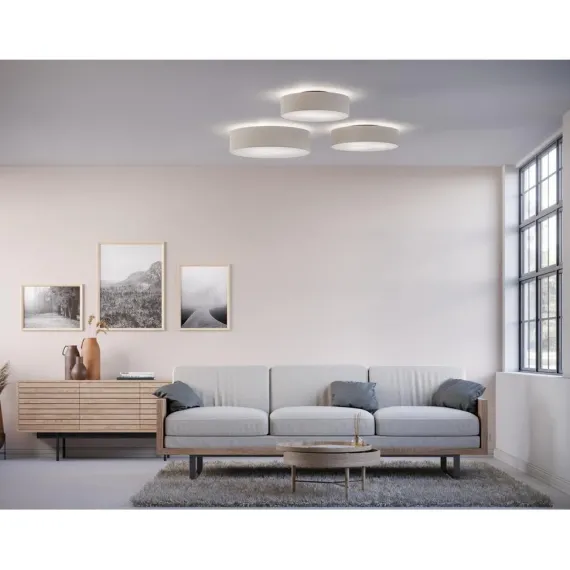 Soft Plafond Ø50 - Loftlampe - uld-hvid