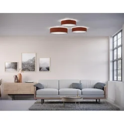 Soft Plafond Ø50 - Loftlampe - Uld Rustrød - BELID