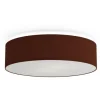 Soft Plafond Ø60 - loftslampe - Rustrød Uld