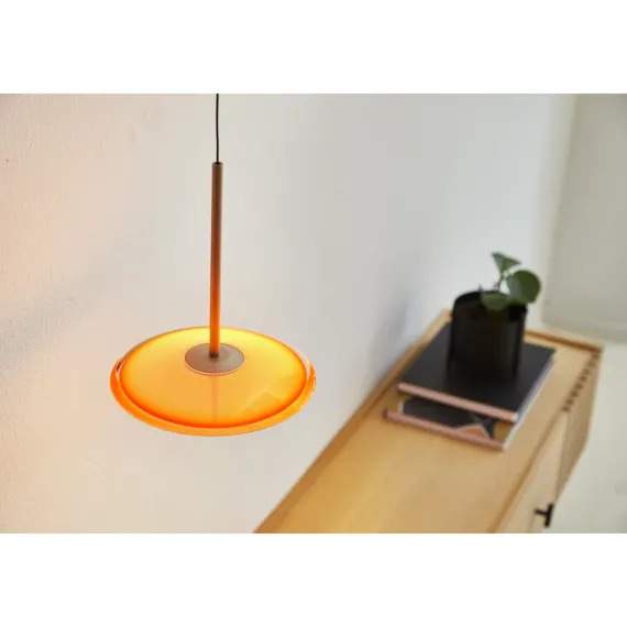Solene Sospensione - orange LED-pendel fra Loom Design