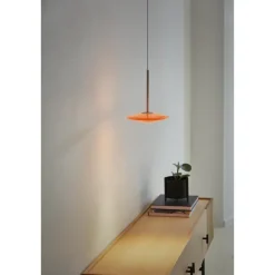 Solene Sospensione - orange LED-pendel fra Loom Design