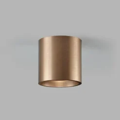 Solo 1 Round Loftlampe Rosa Guld LED