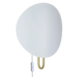 SPARGO VÆG E27 HVID/MESSING