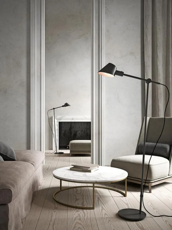 STAY GULVLAMPE SORT 2020464003
