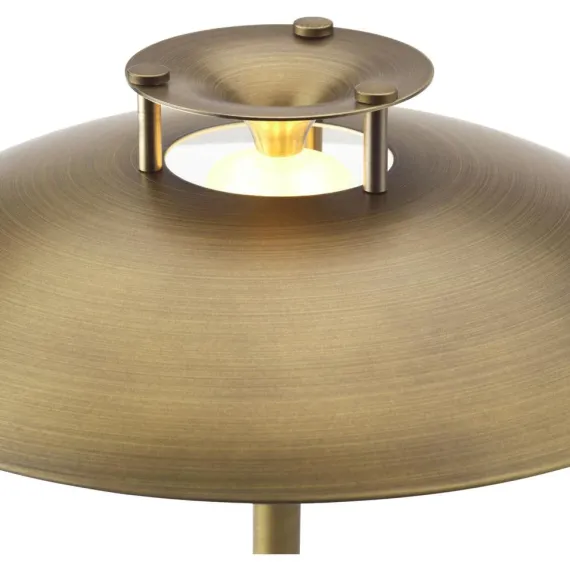 Stepp 1-2-3 Portable - Antique Finish - Genopladelig bordlampe med klassisk touch