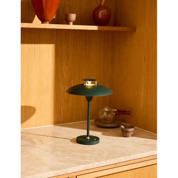 STEPP 1-2-3 Portable - Mørke Grøn - Bærbar LED-bordlampe fra Halo Design