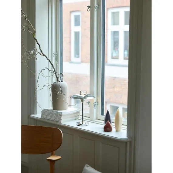 Stepp 1-2-3 Portable - Mørke Krom - Genopladelig bordlampe i elegent finish