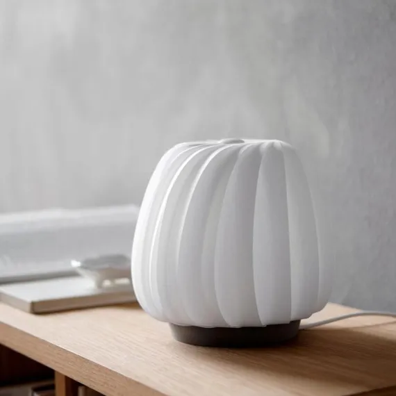 ST906 Mini Bordlampe Ø18 Tom Rossau - Hvid Coated Papir
