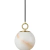 STOCKHOLM PENDEL Ø18 MARBLE BRUN