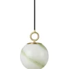 STOCKHOLM PENDEL Ø18 MARBLE GRØN